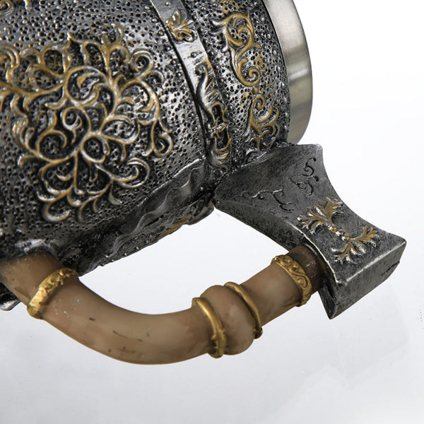 Viking Warrior Skull Mug
