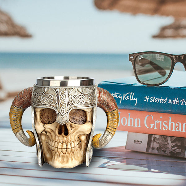 Road Warrior Skull Coffee Mug