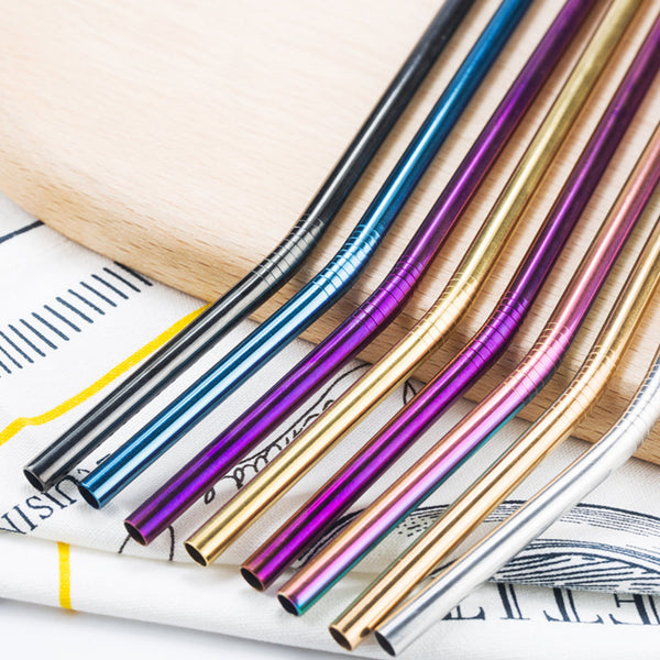 Coffee Stainless Steel Drinking Straw