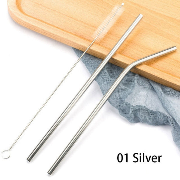 Coffee Stainless Steel Drinking Straw