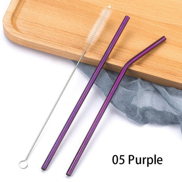 Coffee Stainless Steel Drinking Straw