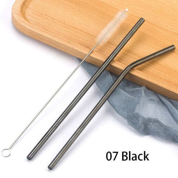 Coffee Stainless Steel Drinking Straw