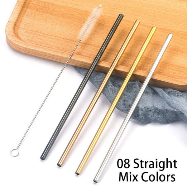 Coffee Stainless Steel Drinking Straw