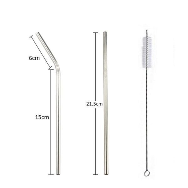 Coffee Stainless Steel Drinking Straw
