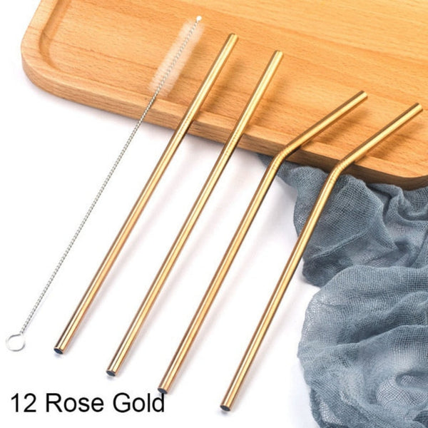 Coffee Stainless Steel Drinking Straw