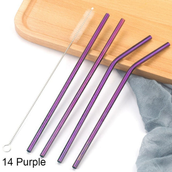 Coffee Stainless Steel Drinking Straw