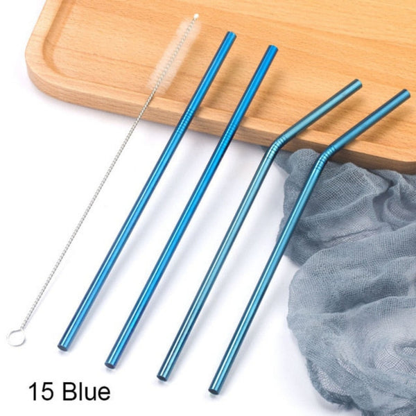 Coffee Stainless Steel Drinking Straw