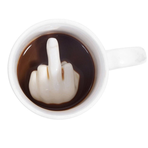 Finger Gesture Coffee Mug