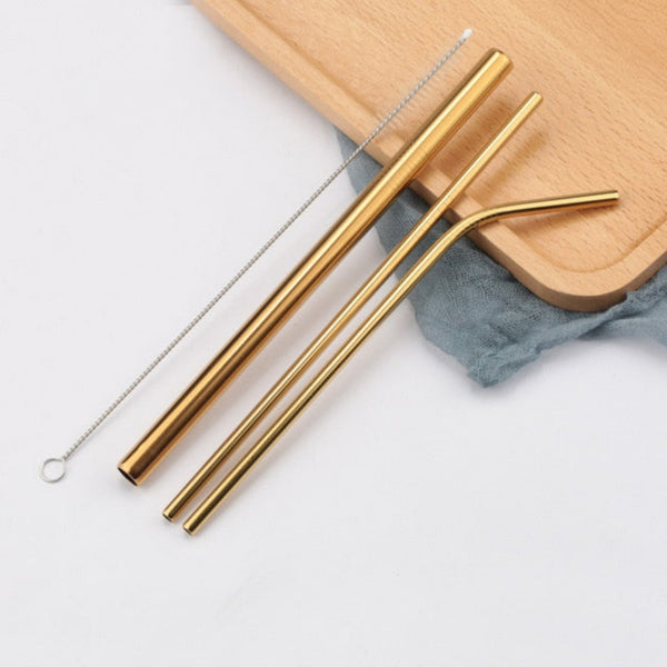 Coffee Stainless Steel Drinking Straw