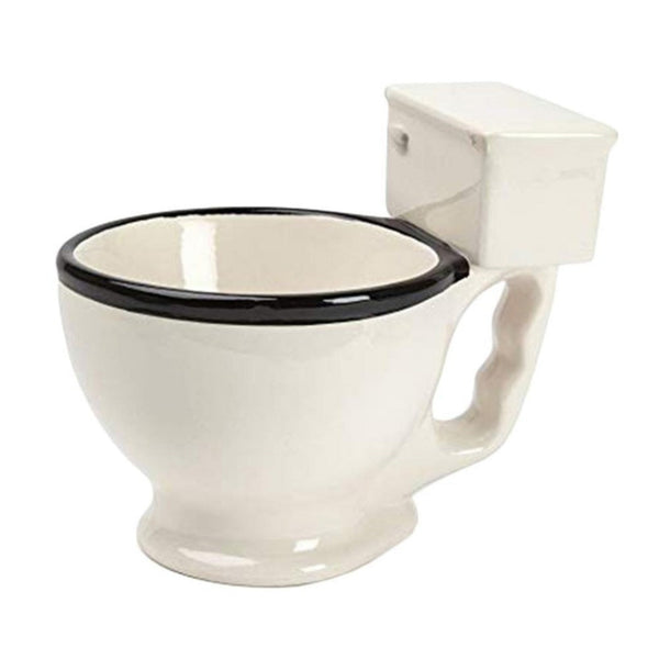 The Porcelain Throne Toilet Seat Funny Coffee Mug