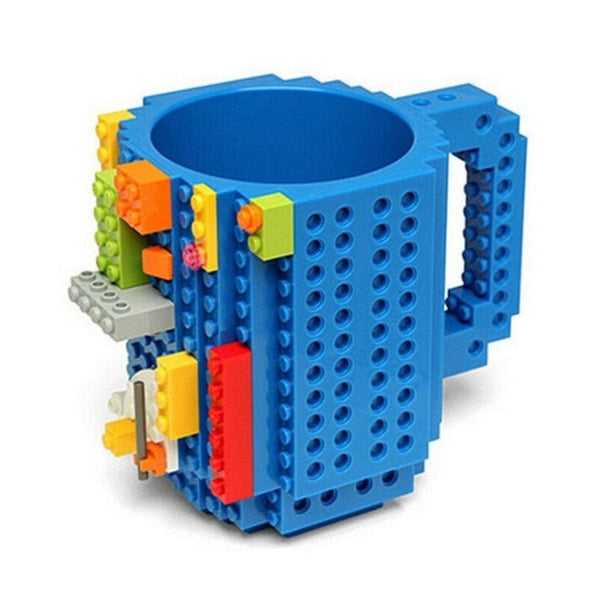 Build-On Brick Mug - Creative Building Blocks Coffee Mug