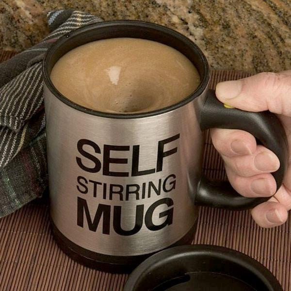 The Spinning Self Stirring Coffee Mug