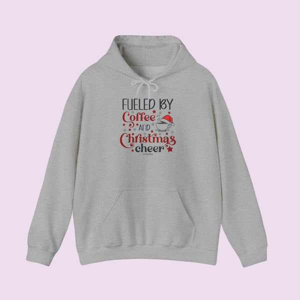Fueled By Coffee And Christmas Cheer Graphic Hoodie
