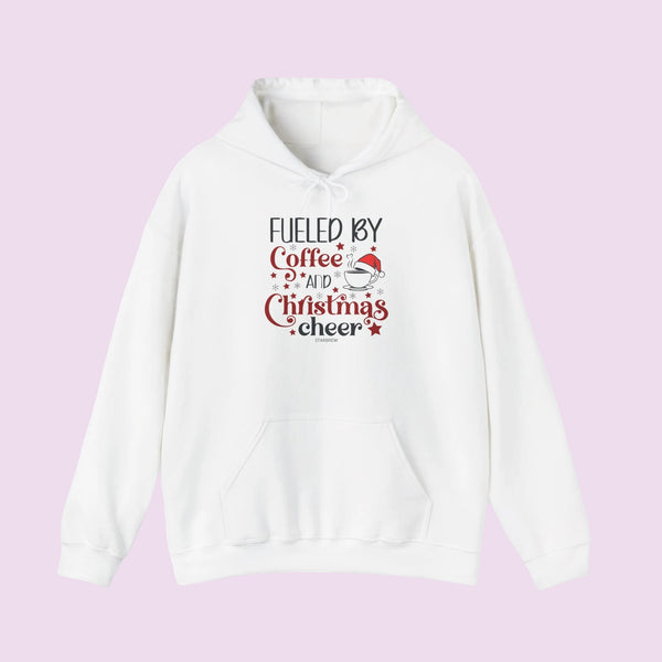 Fueled By Coffee And Christmas Cheer Graphic Hoodie