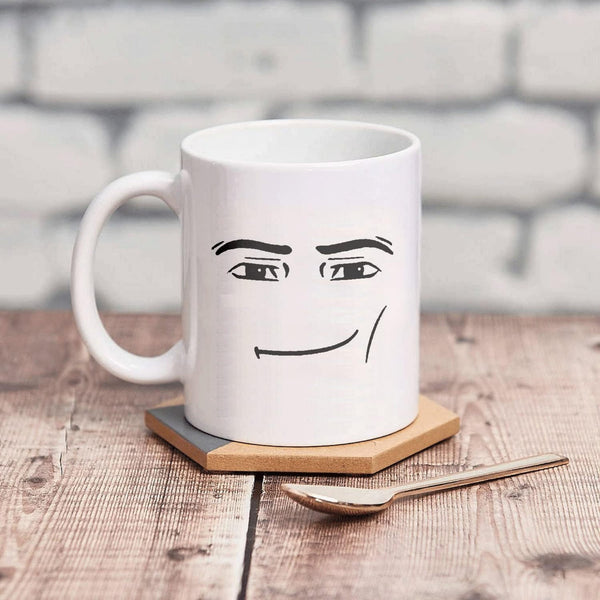 Game Inspired Man Woman Face Expression Ceramic Mug