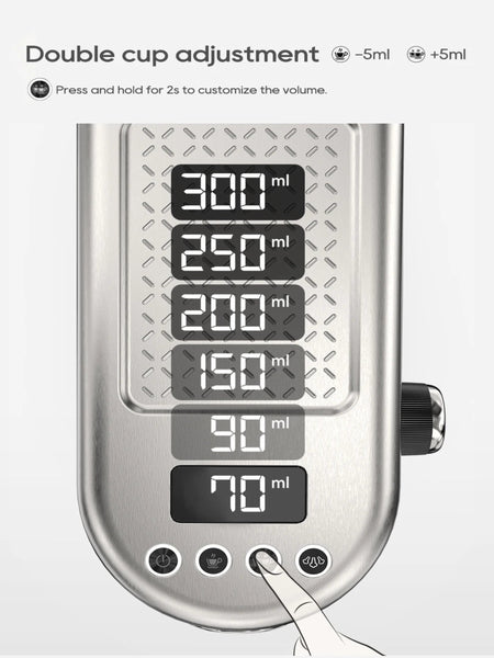 HiBREW 20Bar Semi Automatic Espresso Coffee Machine