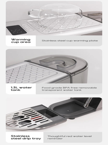 HiBREW 20Bar Semi Automatic Espresso Coffee Machine