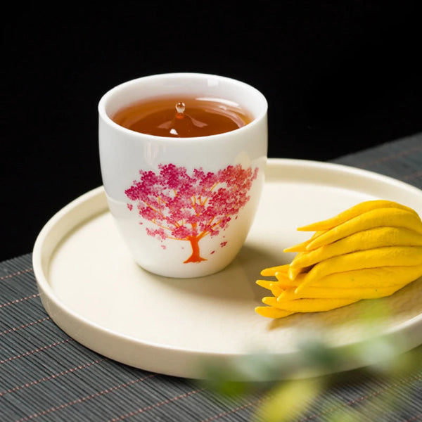 Japanese Sakura Color-Changing Teacup