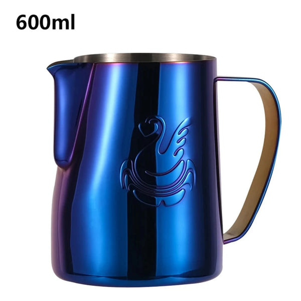 Starbrew Swan Non-Stick Milk Steaming Frothing Latte Art Pitcher - 600ml Assorted Colors