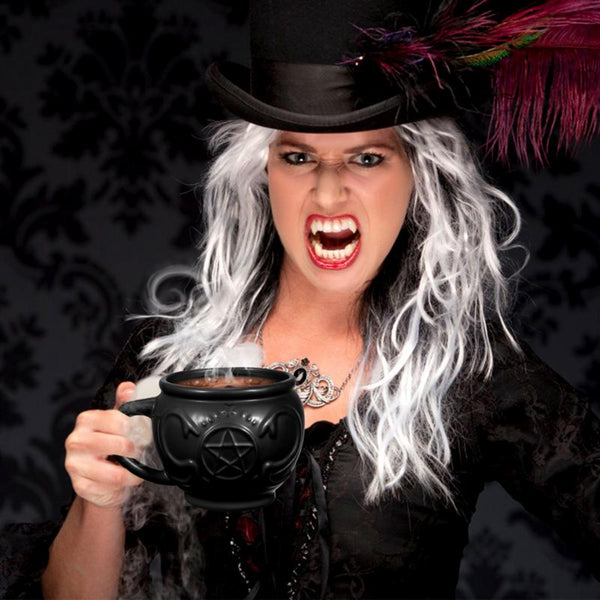 Midnight Witch Halloween Cauldron Mug
