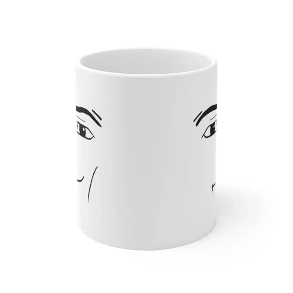 Game Inspired Man Woman Face Expression Ceramic Mug