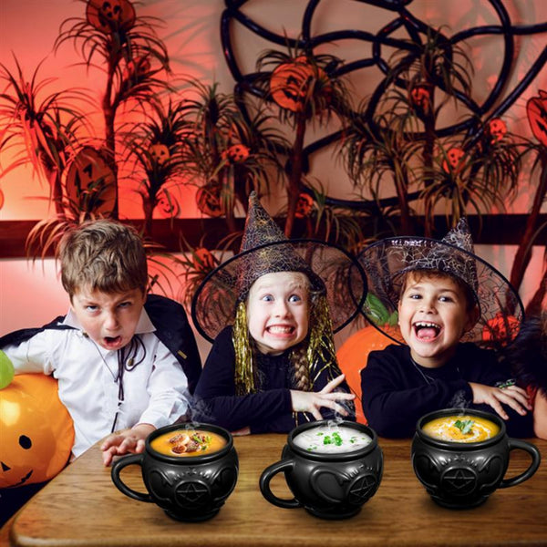 Midnight Witch Halloween Cauldron Mug