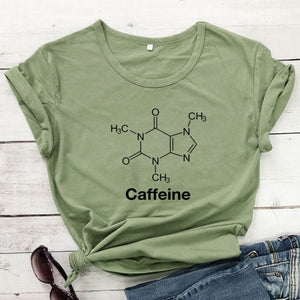Caffeine Chemical Formula Women T-shirt