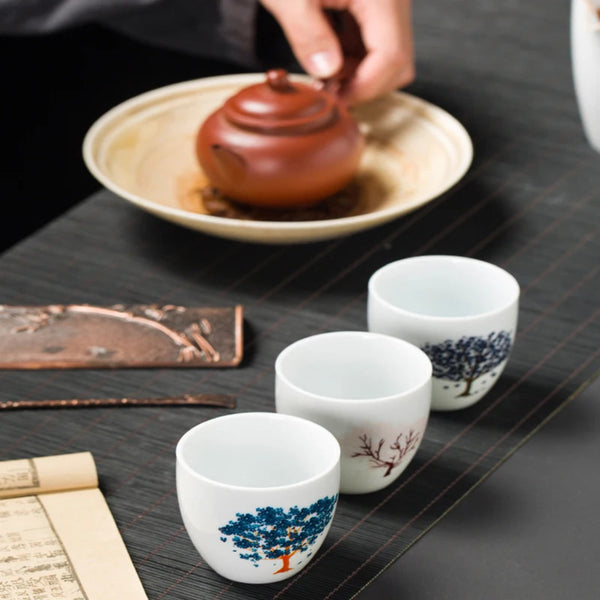 Japanese Sakura Color-Changing Teacup
