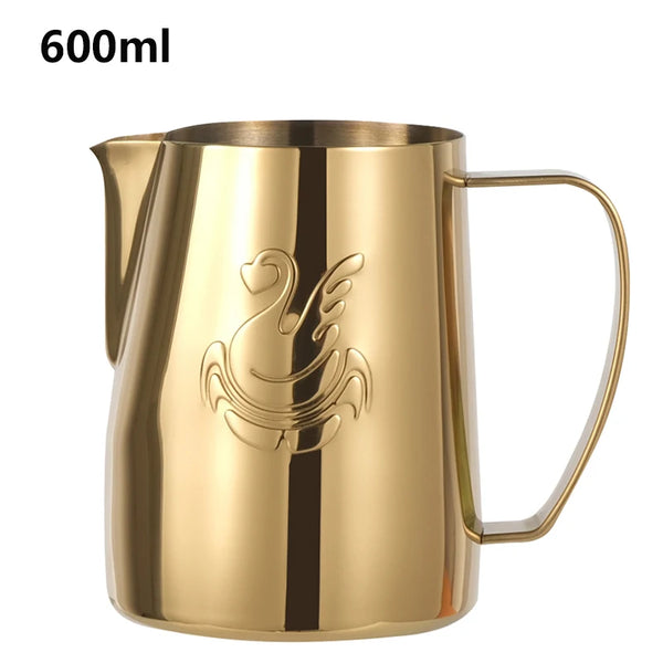 Starbrew Swan Latte Art Pitcher - 600ml Gold