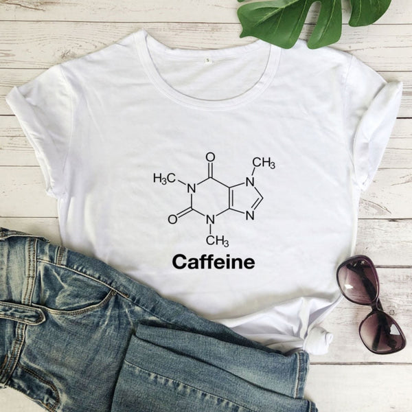 Caffeine Chemical Formula Women T-shirt