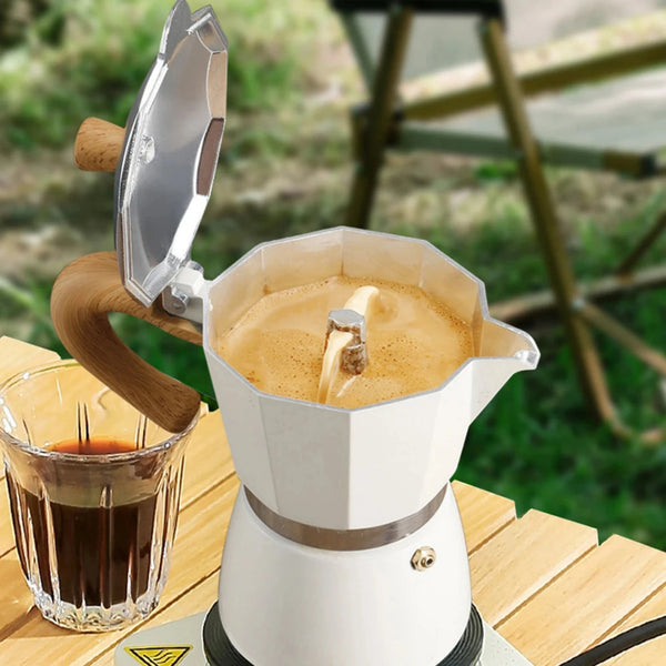 JERICO Single Valve Octagonal Coffee Moka Pot