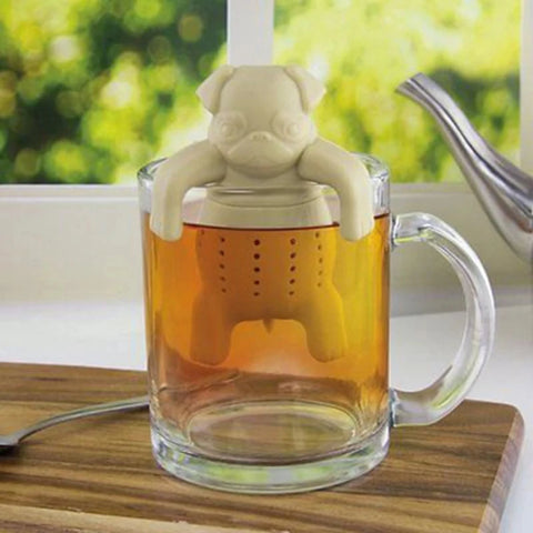 Pug Dog Tea Infuser Loose Tea Strainer