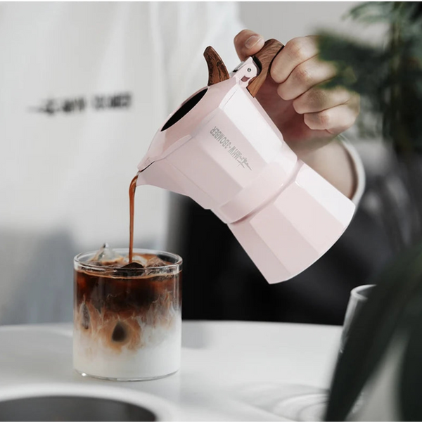 MHW-3BOMBER Double Valve Espresso Flipped Moka Pot