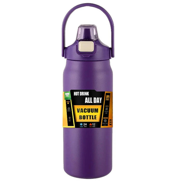 All Day Portable Thermos with Straw Vacuum Bottle