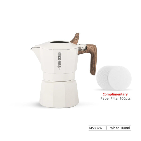 MHW-3BOMBER Double Valve Espresso Flipped Moka Pot