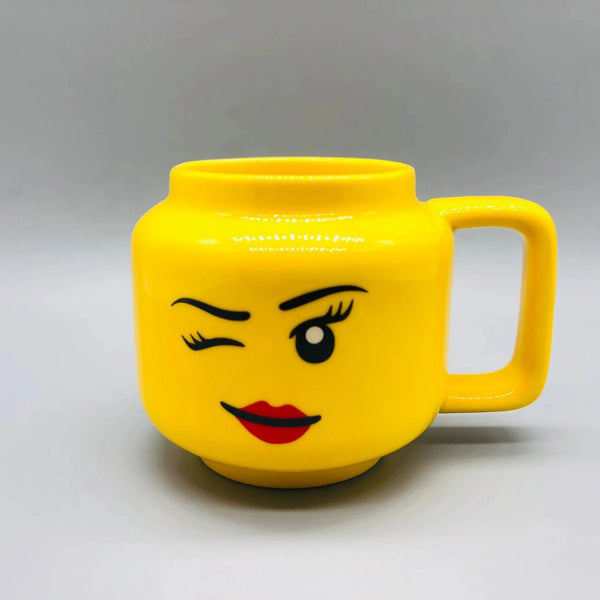 Face Impish Expression Ceramic Mug