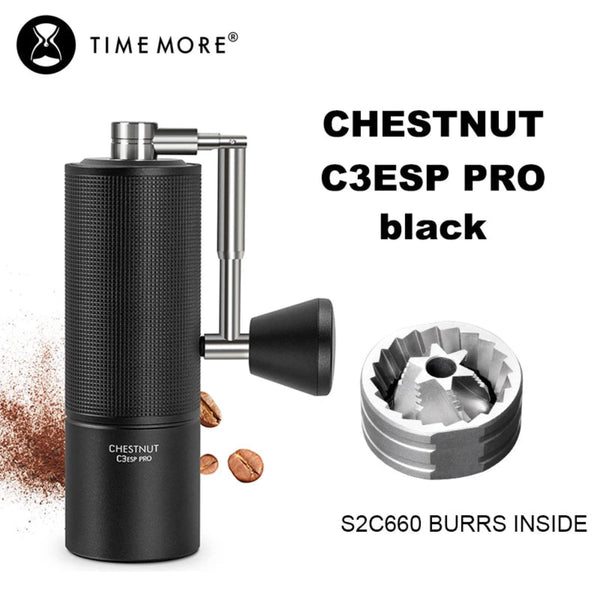 TIMEMORE Chestnut C3ESP Pro Manual Coffee Grinder - Foldable Handle - All-Metal Body