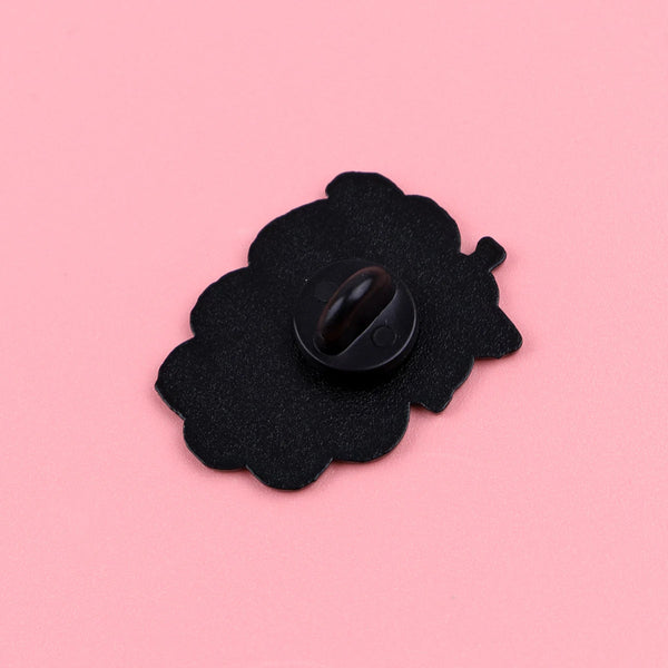 Black Cat Enamel Brooch Pin - The Ultimate Barista Accessory
