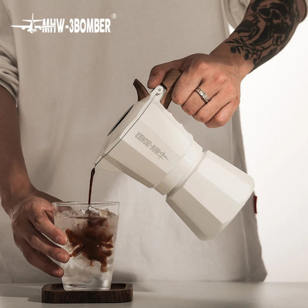 MHW-3BOMBER Double Valve Espresso Flipped Moka Pot