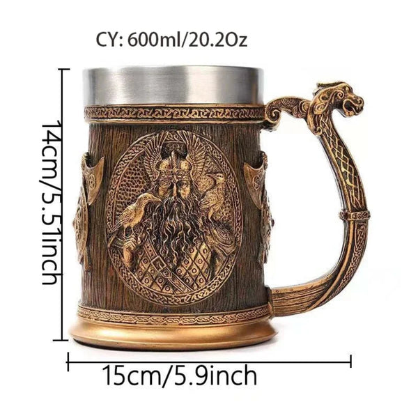 Shield-Wall Stein: The Ultimate Viking Warrior Mug
