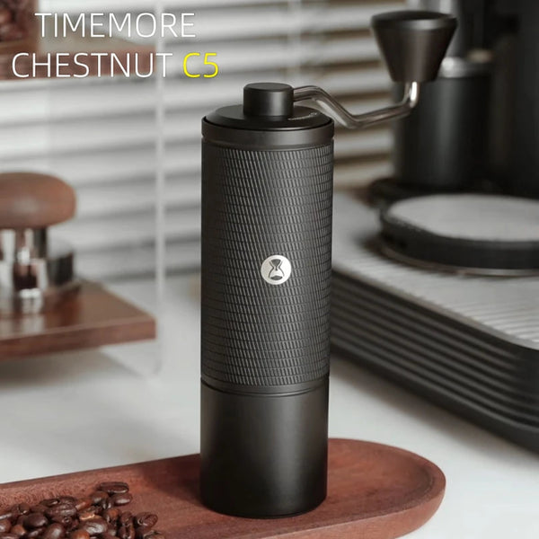 TIMEMORE Chestnut C5 Manual Coffee Grinder - 42mm S2C Burrs for Espresso & Pour Over