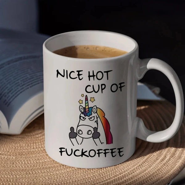 MissPenelope - 11oz Angry Unicorn Ceramic Coffee Mug