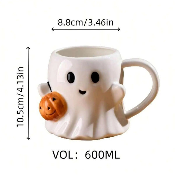 PUMPKIN Ghost Ceramic Mug
