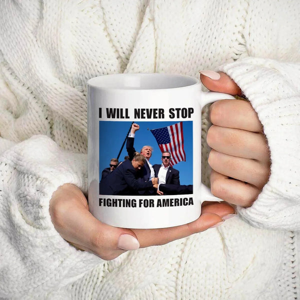 Trump Survived Shot 2024 Pennsylvania Rally Ceramic Mug