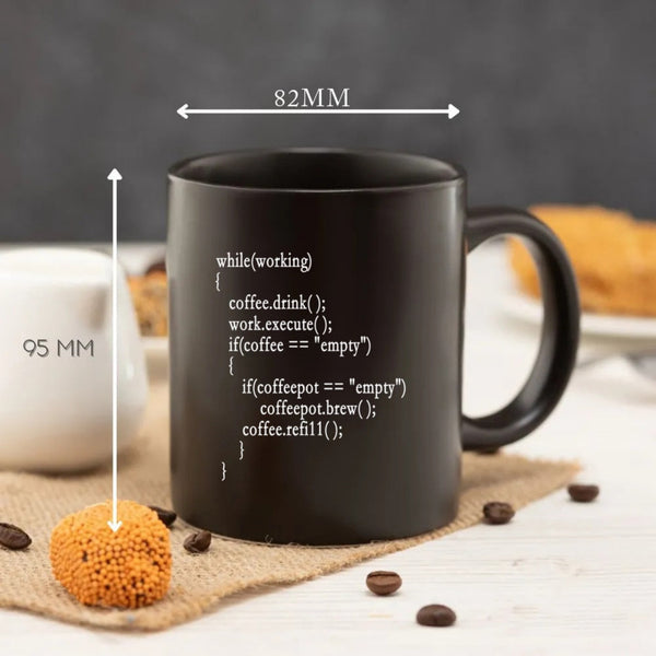 Coffee++ Program for Programmers Mug, Black