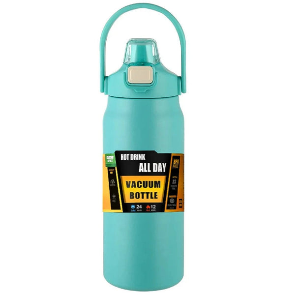 All Day Portable Thermos with Straw Vacuum Bottle