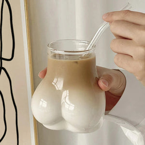 The Butt Shot Coffee Glass