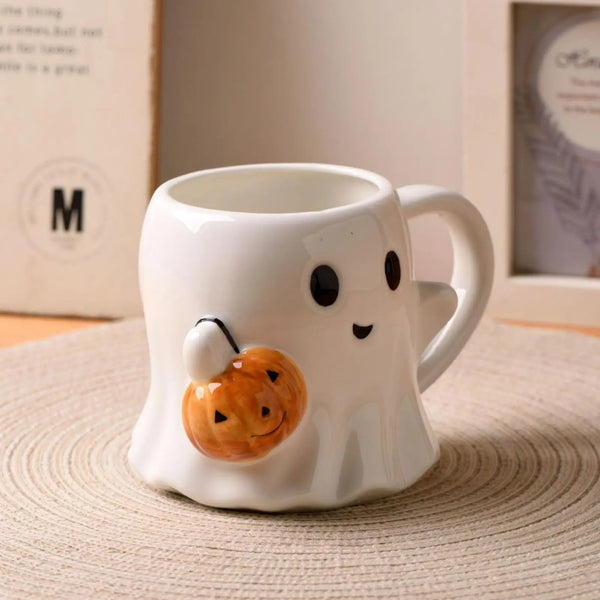 PUMPKIN Ghost Ceramic Mug