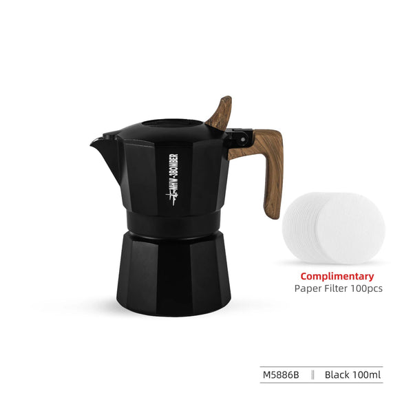 MHW-3BOMBER Double Valve Espresso Flipped Moka Pot