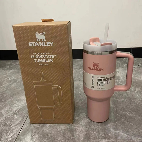 Stanley Quencher H2.0 Tumbler 40oz for Coffee, Tea, Iced Drinks, Smoothies, Shakes and More